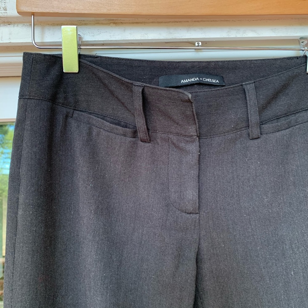 Work pants- Amanda & Chelsea size 2 dark grey